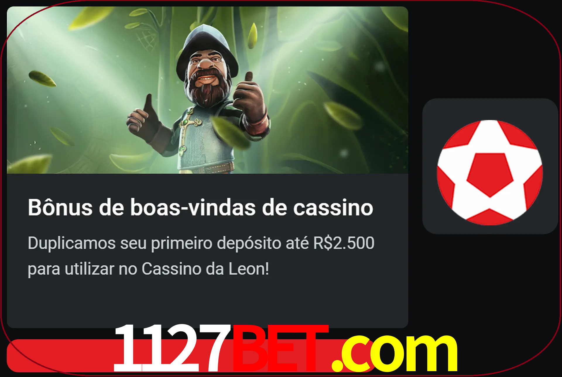 Receba seu dinheiro do bônus de boas-vindas após o primeiro depósito.